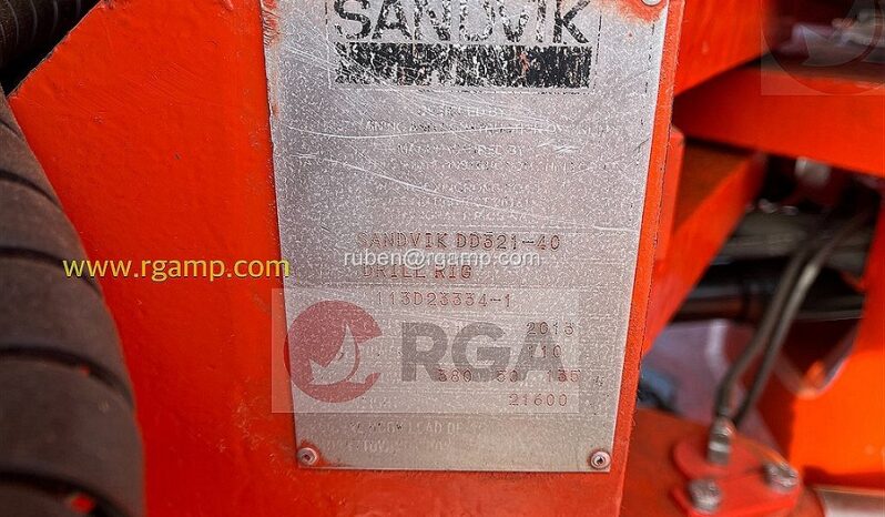 
								Remanufacturado Sandvik Perforación Subterránea DD321 full									